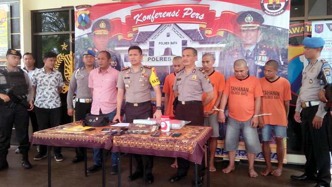 Empat Bandit, Sikat Motor di Kota Batu Dilego ke Madura