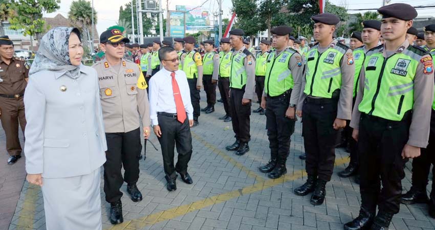 Kapolres Terjunkan 370 Personil Gabungan Amankan Pilkades Serentak