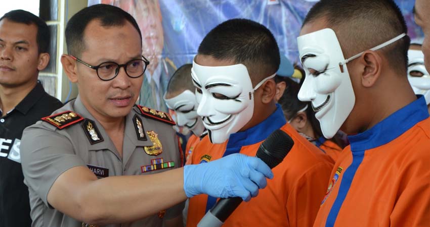 Sebulan Dikejar, Sembilan Budak Narkoba Dilibas Polres Batu