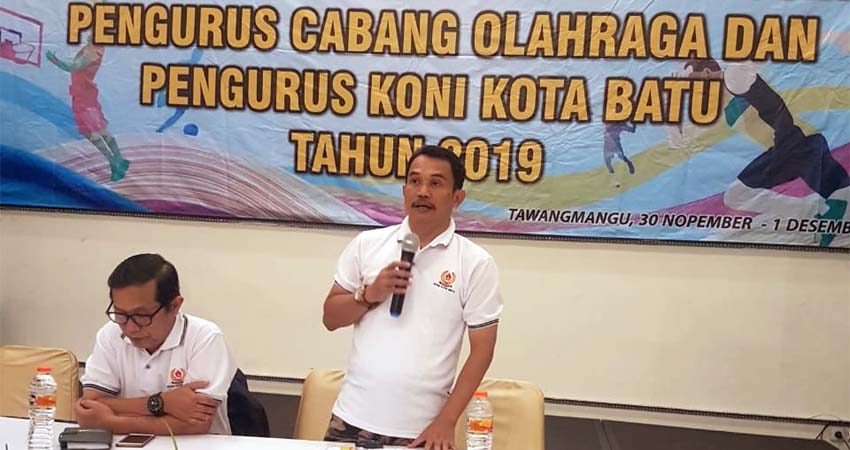 Dewan Berharap Bukti Pembinaan dan Peningkatan Prestasi KONI Batu Mendatang