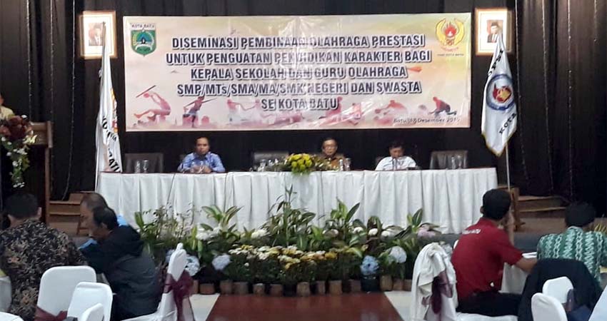 Koni Kota Batu Berharap Sinergitas Pihak Sekolah Ciptakan Atlet Berprestasi