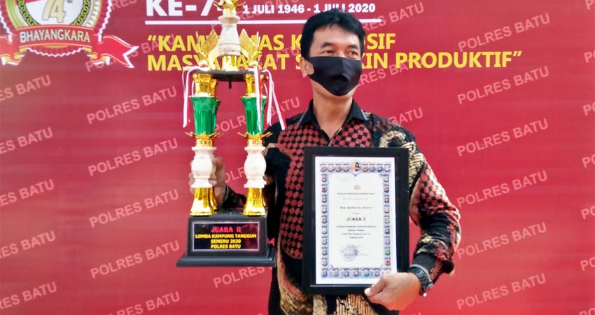 Desa Pendem Wakili Kota Batu, Lomba Kampung Tangguh Tingkat Jawa Timur