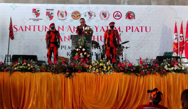 Jelang Ramadan, Pemuda Pancasila Kota Batu Santuni Yatim Piatu