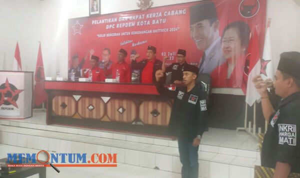 DPC Relawan Perjuangan Demokrasi Kota Batu Resmi Dilantik