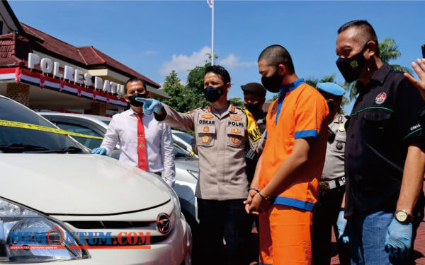 Diduga Gelapkan Enam Unit Mobil, Pemuda Pujon Dibekuk Satreskrim Polres Batu di Samarinda