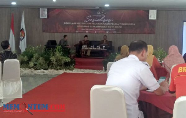 Libatkan Organisasi Masyarakat, KPU Kota Batu Sosialisasi Regulasi Pelaksanaan Pemilu