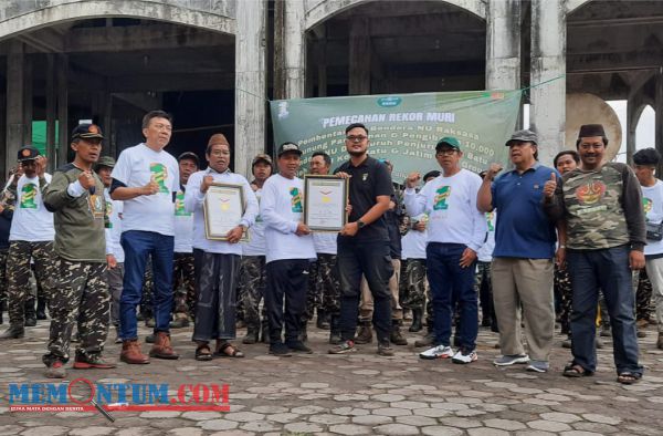 Peringati 1 Abad NU, PCNU Kota Batu Torehkan Dua Catatan di Rekor MURI