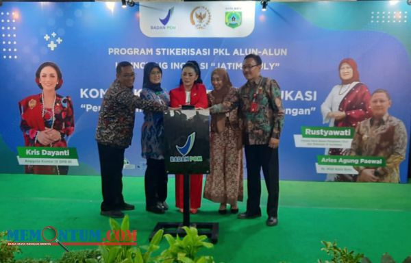 BPOM Jatim Launching Inovasi Jatim Truly untuk Pedagang Alun-alun Kota Batu