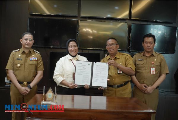 Bank Jatim Kota Batu Jalin MoU Penyediaan Fasilitas Sarpras Pasar Induk Among Tani