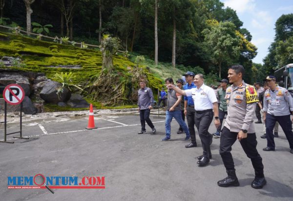 Hari Pertama Cuti Lebaran, Pj Wali Kota Batu bersama Kapolres Pantau Sejumlah Tempat Wisata