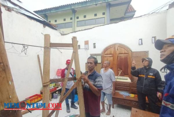 Puting Beliung Serang Kota Batu, Bangunan Rumah dan Sekolah MTs Hasyim Asy'ari Rusak