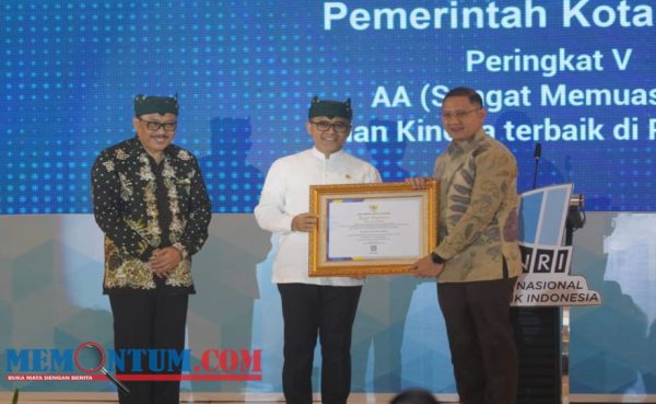 Pemkot Batu Raih Peringkat 5 Nasional Pengawasan Kearsipan Tahun 2023 Menpan RB